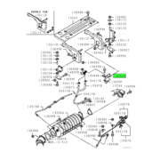 STAY,EXHAUST MUFFLER 1