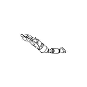 Catalytic Converter with Integrated Exhaust Manifold And Catalyst - 2.0L (AT)