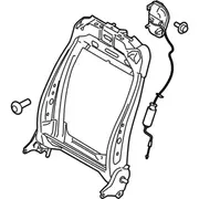 Seat Back Frame - Left, Front (Coupe)