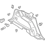 Interior Quarter Panel Trim - Front, Rear