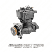 Two Cylinder Air Compressor Assembly, Heavy Duty EPA07/EPA10
