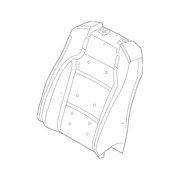 Seat Back Cushion Pad - Front