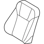 Seat Back Cushion Cover - Left, Front