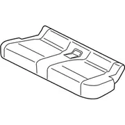 Seat Cover Cushion - Left, Rear