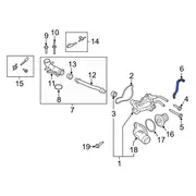 Tube Engine Water Pump Pipe - Outlet 3.0L