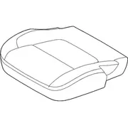 Seat Cover Cushion - Right, Front