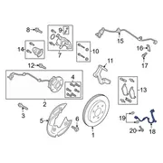 Brake Hydraulic Hose - Rear