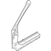 Uniside Door Frame - Right, Outer (Convertible)