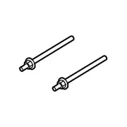 Stud Air Conditioning (A/C) Compressor Bolt - M8 X 122MM M6 15MM