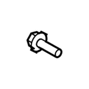 Liftgate Support Strut Holder Stud - M10 X 17.5