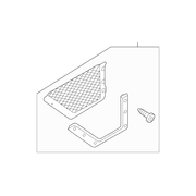 Door Trim Panel Pocket - Left, Front