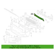 Bumper Bracket Guide Marker - Left, Rear