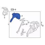 Wheel Housing Side Panel Body - Left, Inner