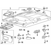 Speaker Cover Grille - Front, Rear 18 Radio Speakers