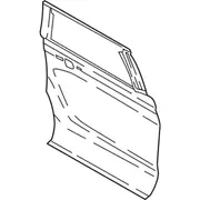 Door Outer Panel - Left, Rear, (Extended Wagon)