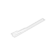 Sidemember Extension Floor Side Rail Reinforcement - Right, Front