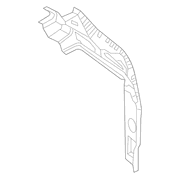 Body D-Pillar Roof Rail Reinforcement - Left, Inner