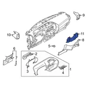 Dashboard Air Vent Bezel (Limited, XLT)