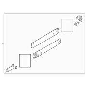 Drive Shaft Prop - Rear 6.2L