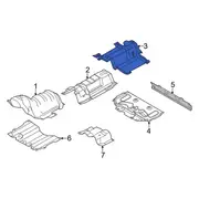 Floor Pan Heat Shield - 1.5L
