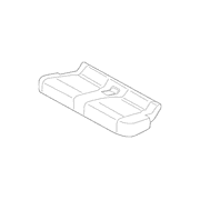Seat Cushion Cover Cloth - Rear (XLT)