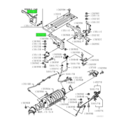 BRACKET,EXHAUST MUFFLER 1