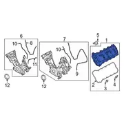 Engine Valve Cover Cylinder Head - Right 5.0L