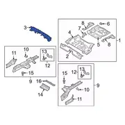 Floor Pan Crossmember Engine Support - Rear, Center