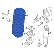 Coil Spring - Left, Right, Front