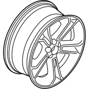Wheel Rim 20X8.5 Machined