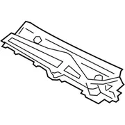 Cowl Cover Top Grille - Left