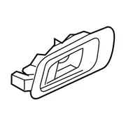 Interior Door Handle - Right, Rear, Inner