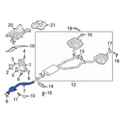 Converter Exhaust Intermediate Pipe - 2.3L