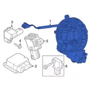Air Bag Clockspring Cover And Contact Plate