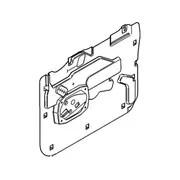 Door Water Deflector Splash Shield - Left, Front