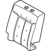 Seat Back Cushion Pad - Right, Rear,