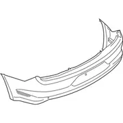 Bumper Cover - Rear 5.2L