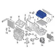 Cabin Air Intake Duct Instrument Panel