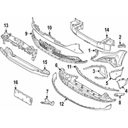 Bumper Molding MOULDING Bar - Right, Front