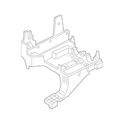 Fuse and Relay Center Cover Panel Bottom <br>A component which provides a protective for the