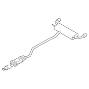 Converter Muffler and pipe - 2.0L