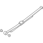 Spring Leaf <br>A complete containing the master and graduated Springs - Rear