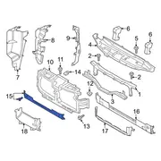Radiator Support Air Deflector Cover - Front