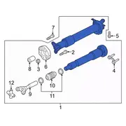 Drive Shaft - Rear 5.0L (6-MT)