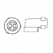 Brake Gate Solenoid Turbo Compound Sensor Connector