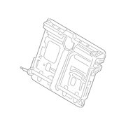 Seat Back Frame Retaining - Left, Rear