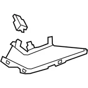 Interior Quarter Panel Trim D Pillar - Left