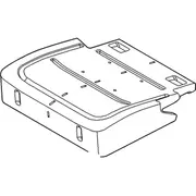 Seat Cushion Foam Pad - Right, Rear