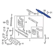 Radiator Support Air Deflector - 7.3L