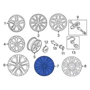 Wheel Rim 20 X 8.5 Alum Type 1